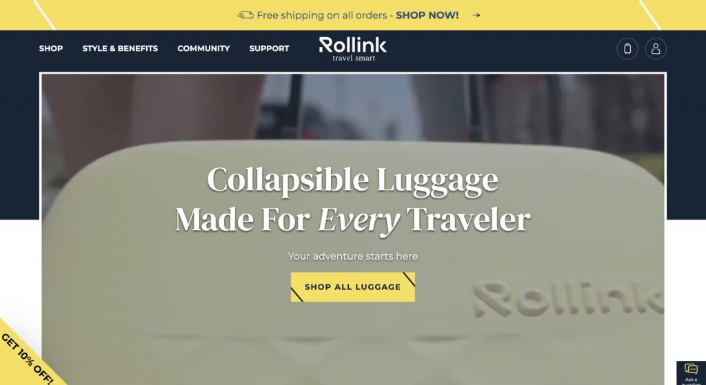 best ecommerce websites rollink featured image