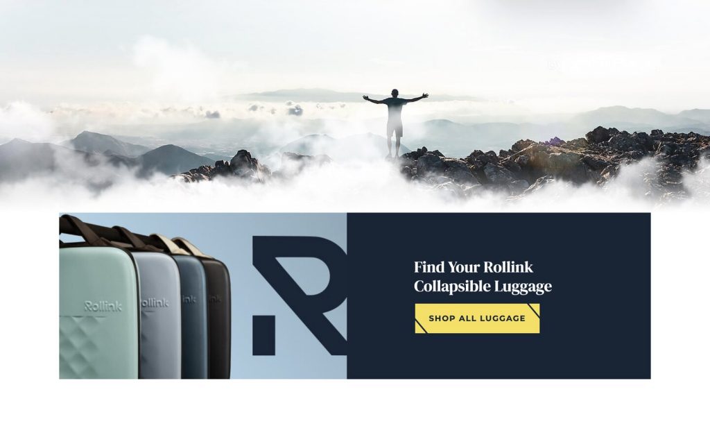best ecommerce websites rollink homepage