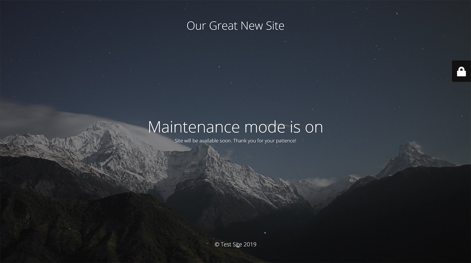 wordpress maintenance services page